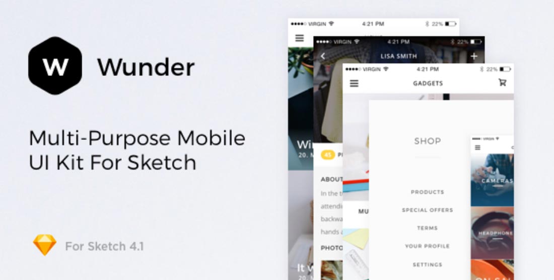 สเก็ตช์ ui kits