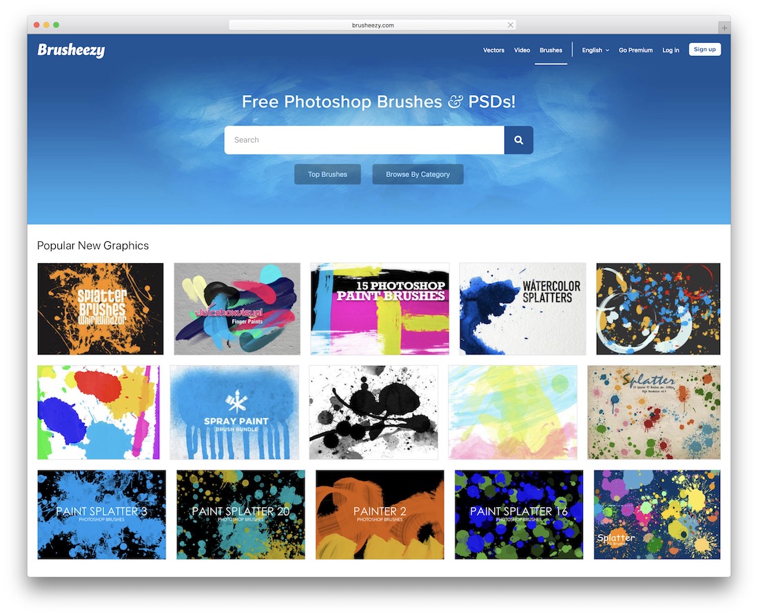 pennelli gratuiti per photoshop brusheezy