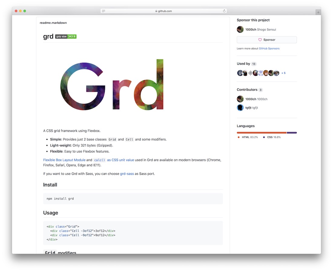 grd 網格框架