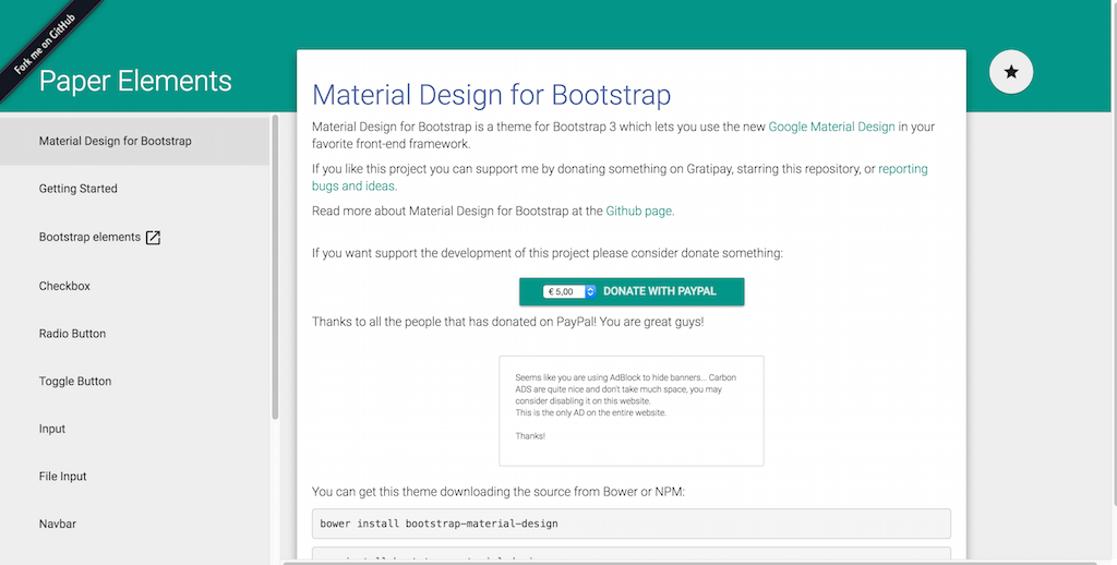 Conception matérielle pour Bootstrap
