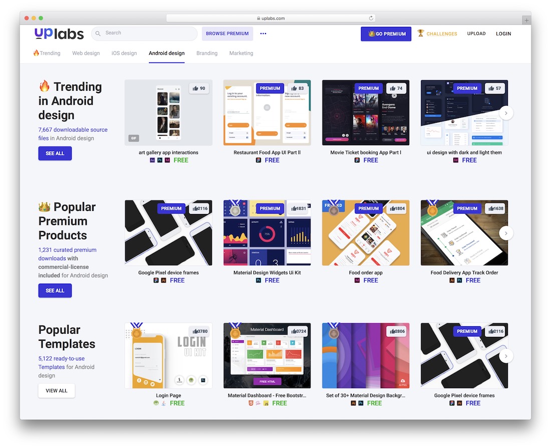 materialup meilleure inspiration de conception de matériaux