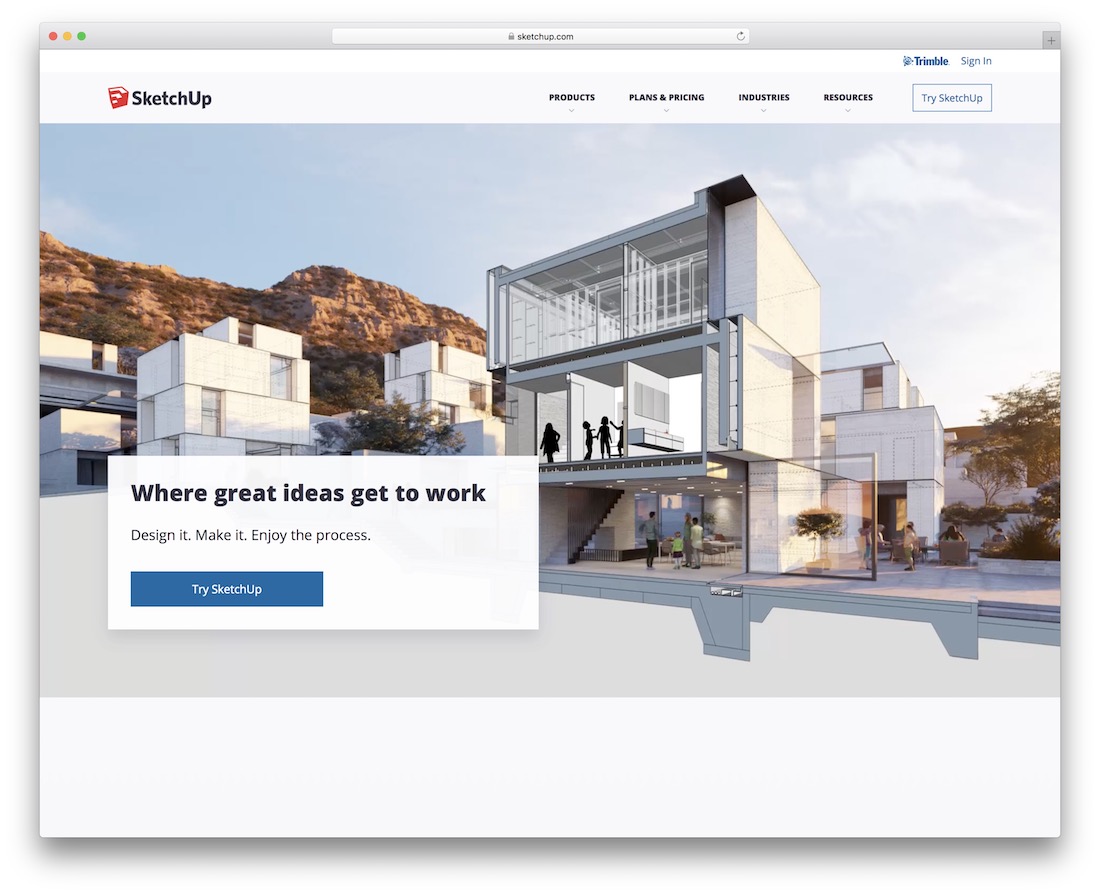 outil d'édition 3d sketchup