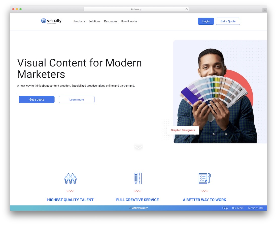 outil visuel pour les graphistes et les spécialistes du marketing