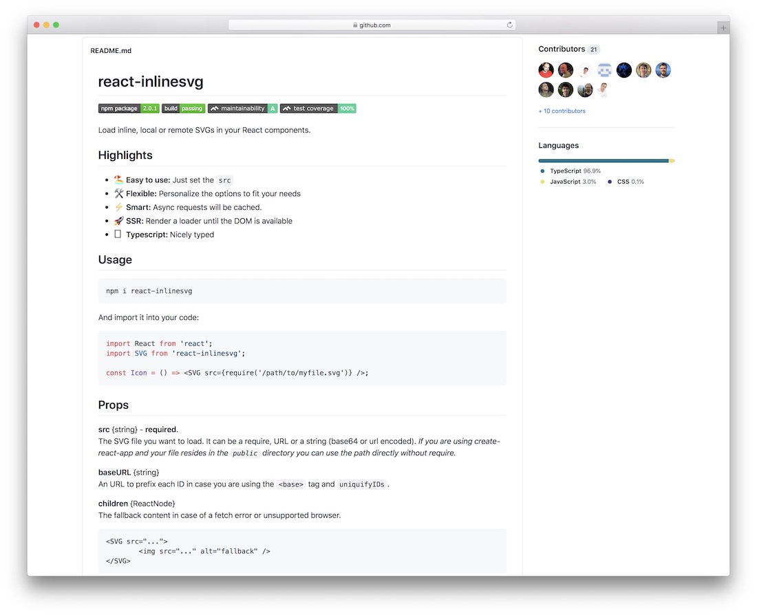 composant de chargement svg pour reactjs
