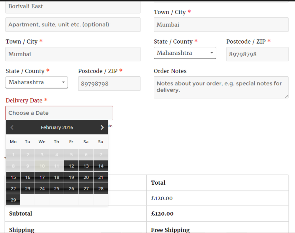 Plugin Tanggal Pengiriman WooCommerce Fungsional