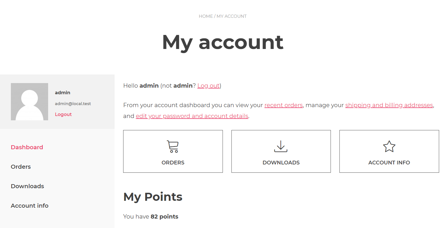 Poin dan Hadiah WooCommerce Sederhana