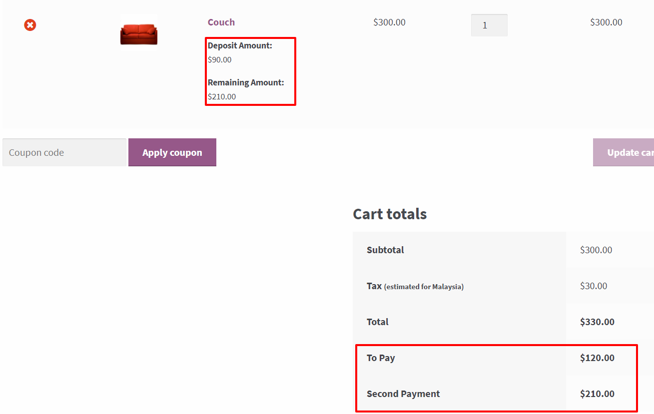 Plăți în rate WooCommerce responsive