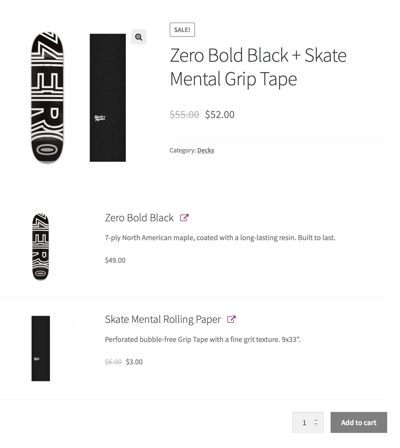 Prodotti compositi WooCommerce reattivi