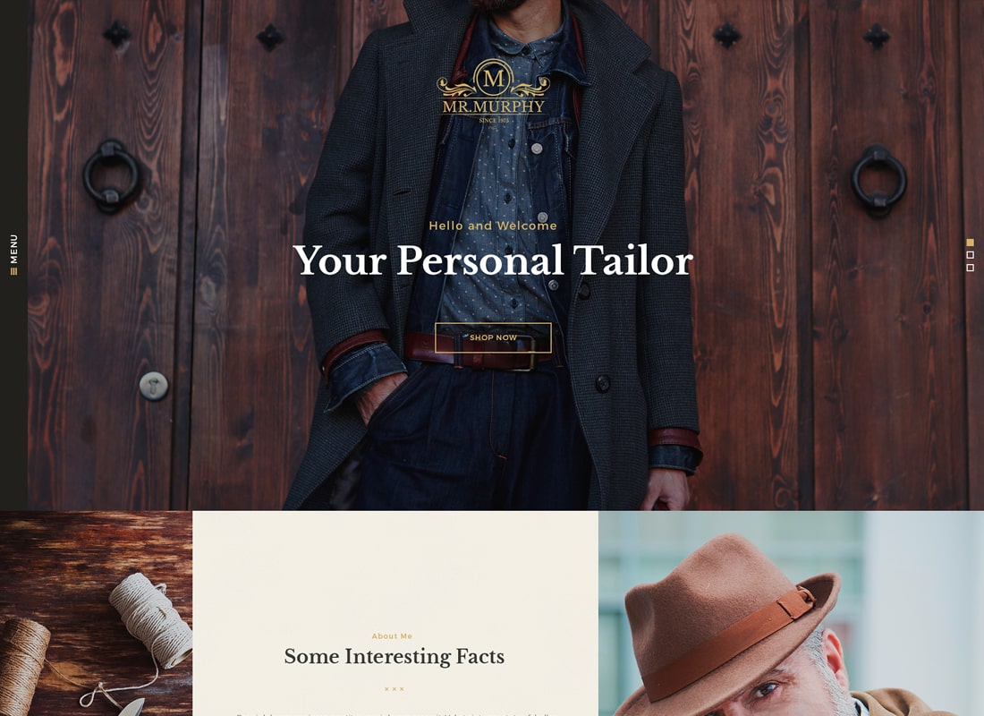 Mr. Murphy | Maßgeschneidertes WordPress-Theme