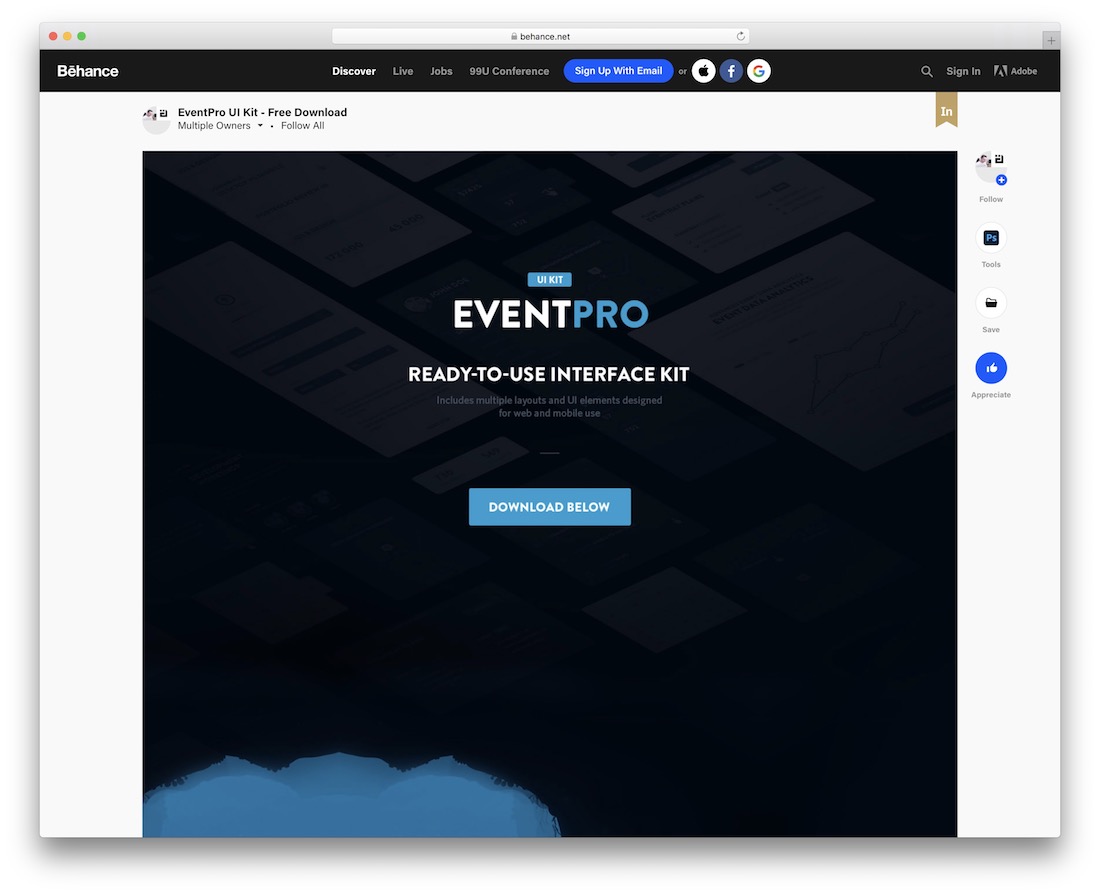 تنزيل eventpro ui kit مجانًا