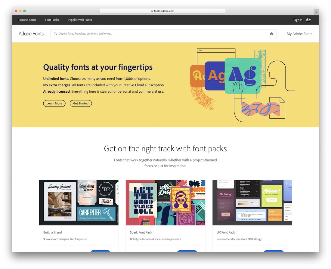 recurso tipográfico gratuito typekit