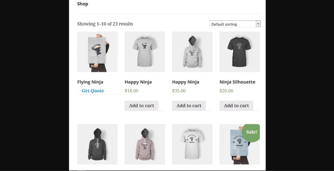 Neah 插件演示页面的 NP 报价请求 WooCommerce