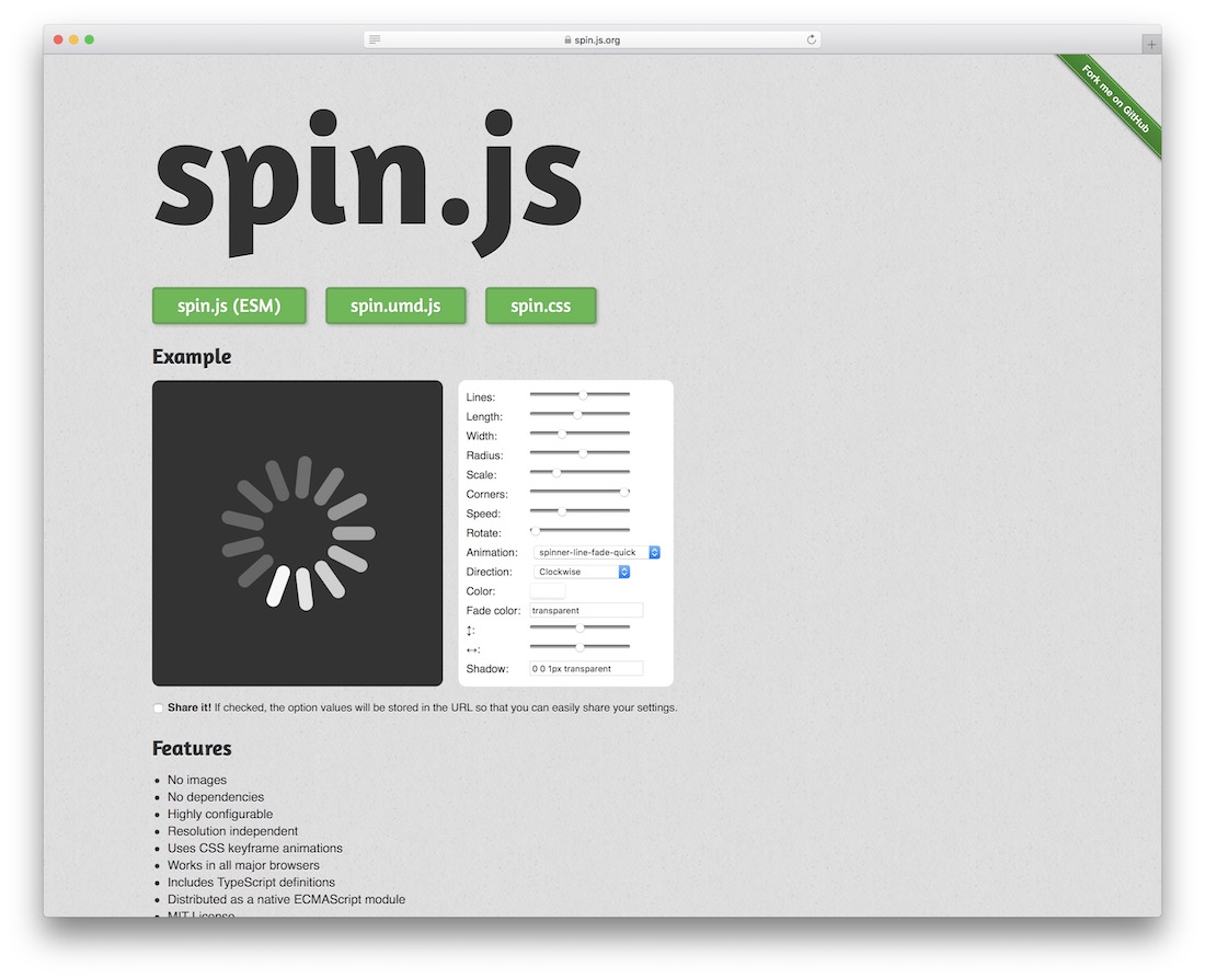 spin.js jquery 進度條