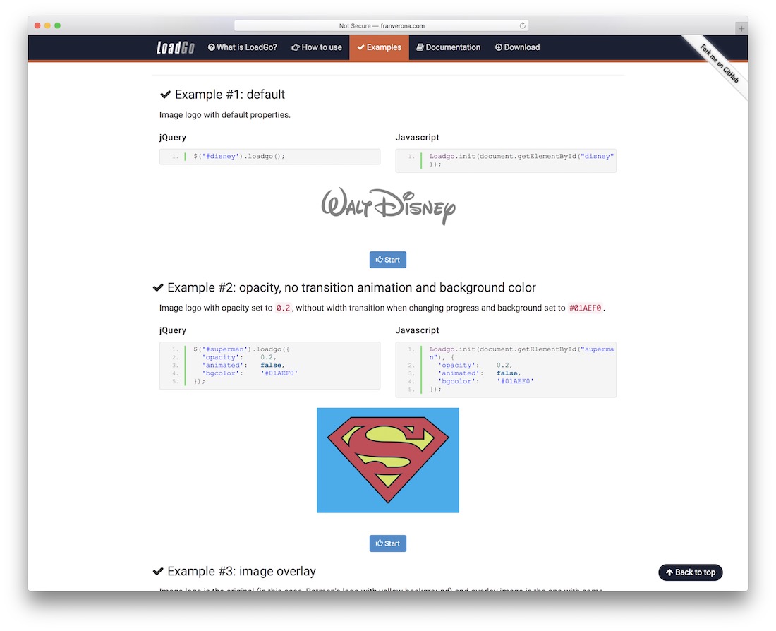 loadgo jquery 進度條