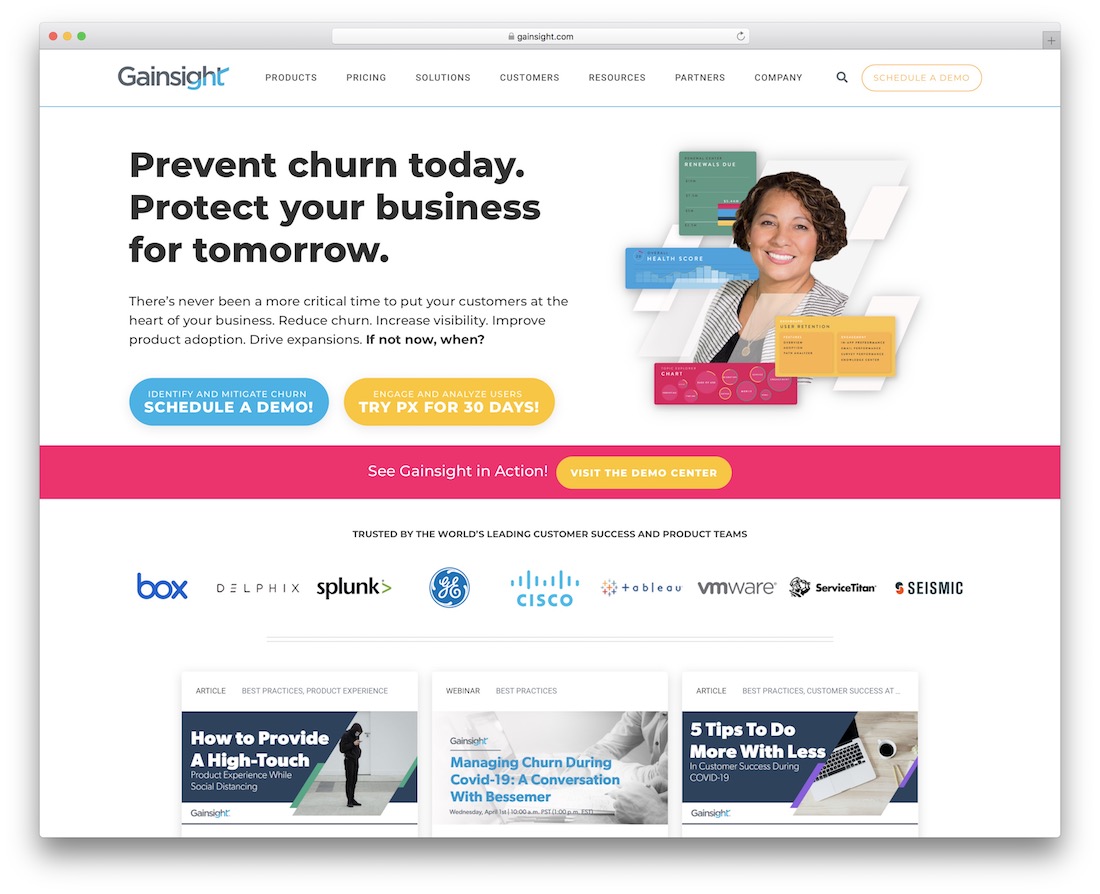 gainsight kullanıcı tutma aracı