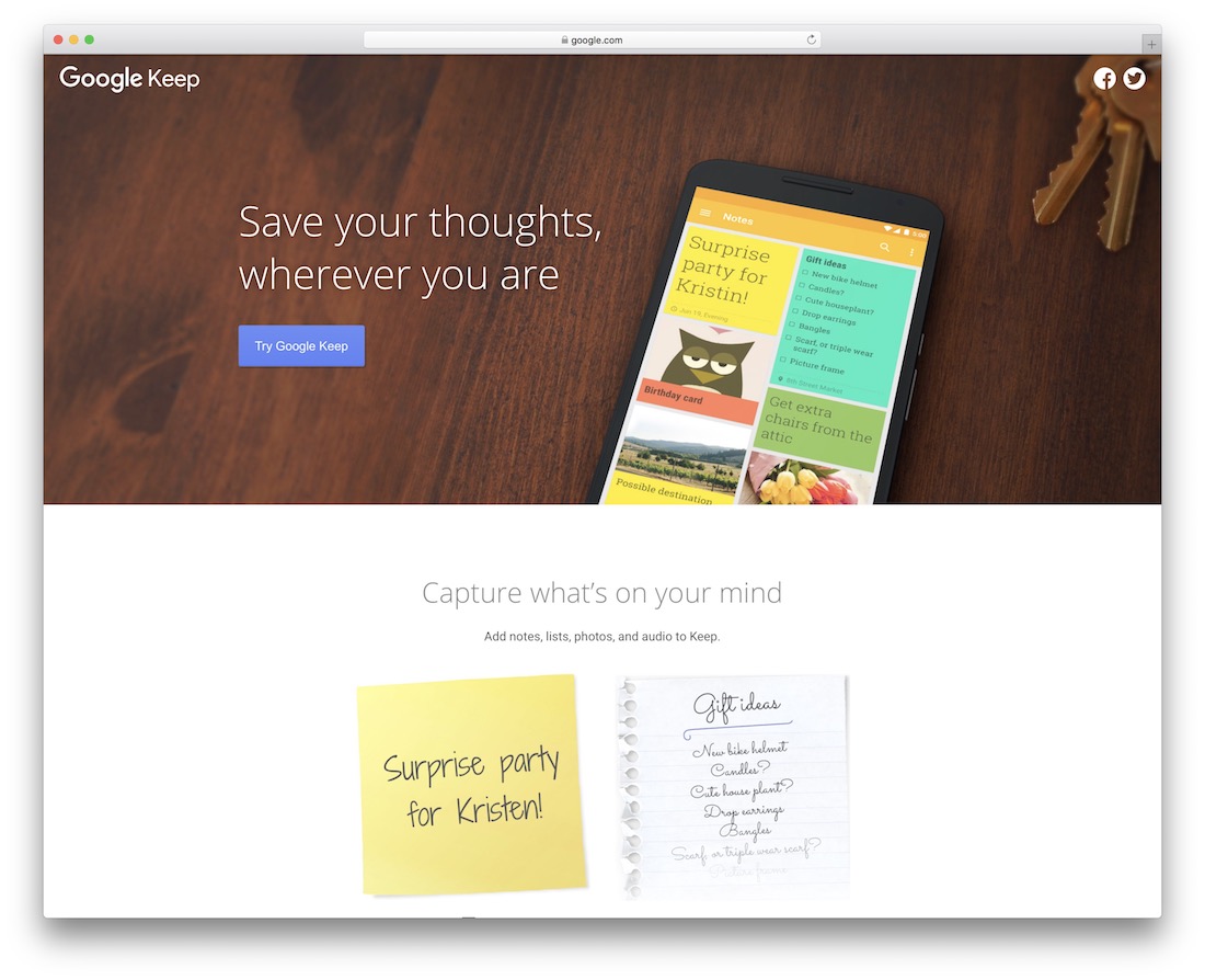 google continua a prendere appunti strumento online
