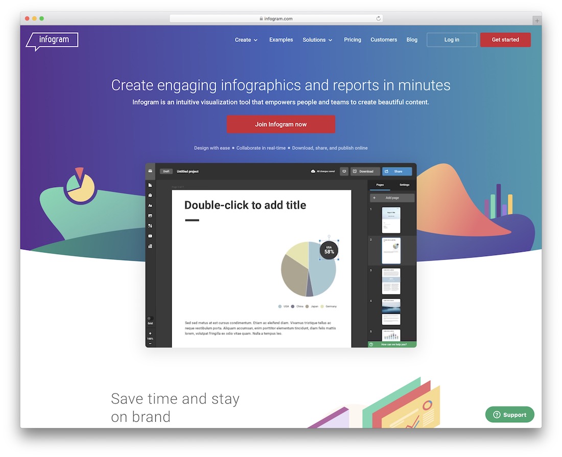 outil de narration d'infogramme
