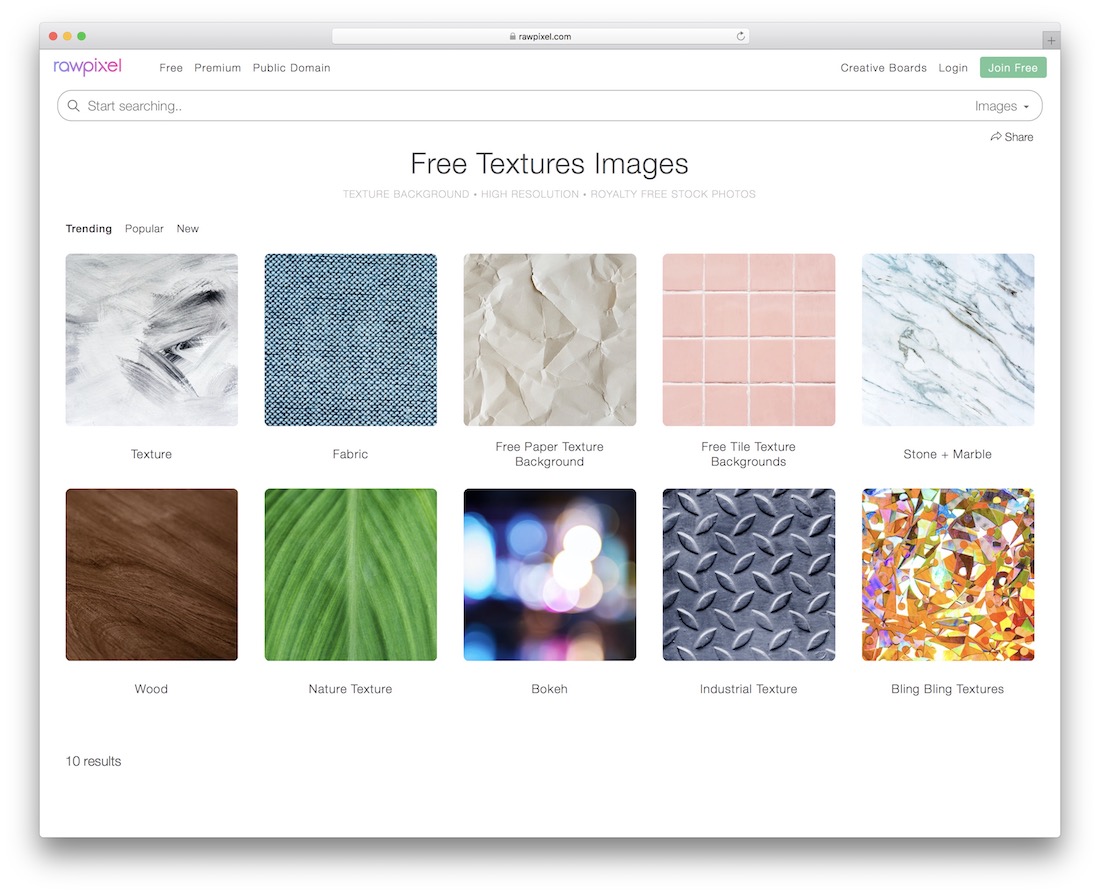 rawpixel ücretsiz dokular kaynağı