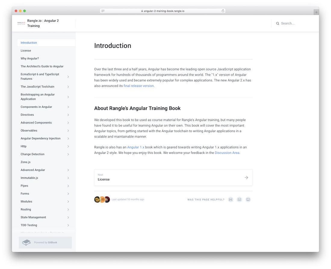 livre de formation rangle.io angulaire 2