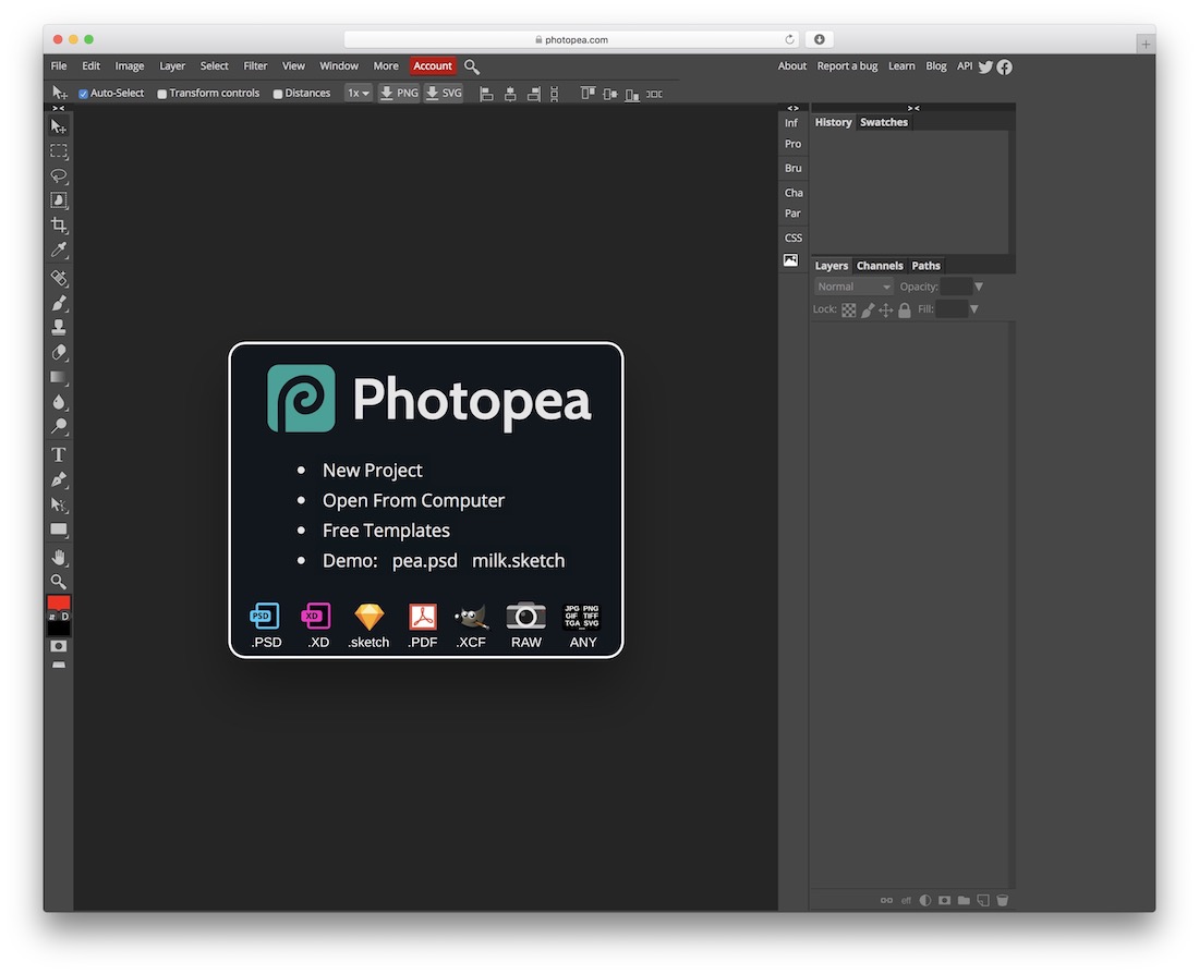 alternative gratuite à photopea