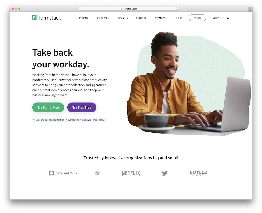 formstack 在线表单制作工具