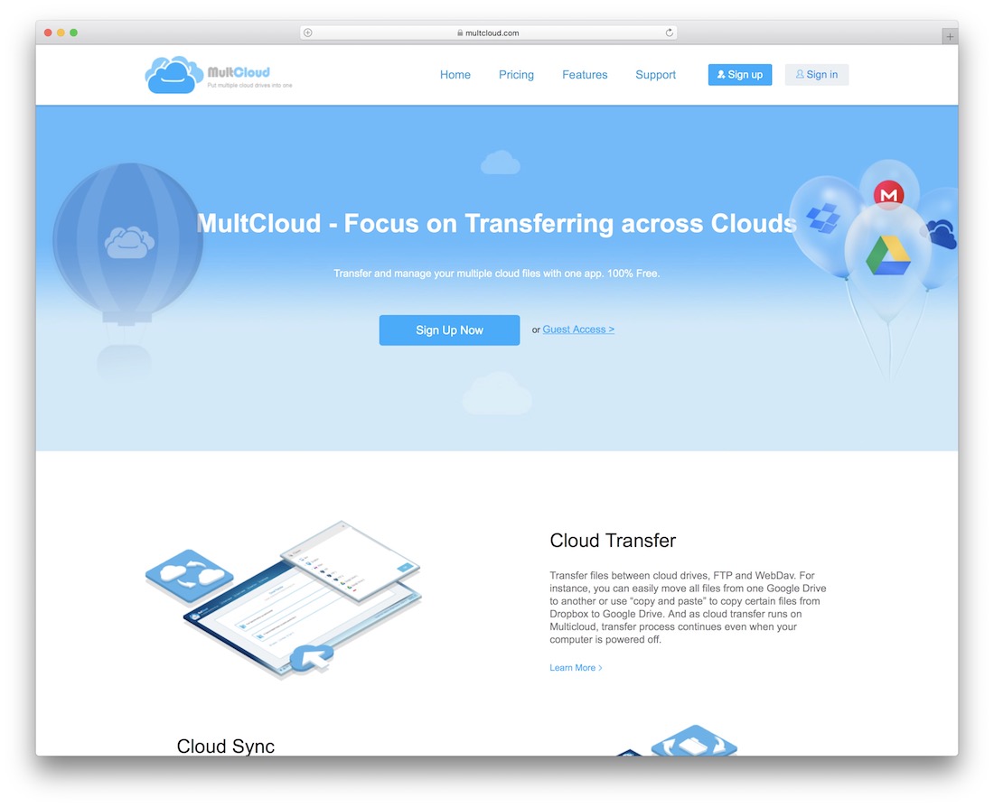 outil de boîte de dépôt multicloud