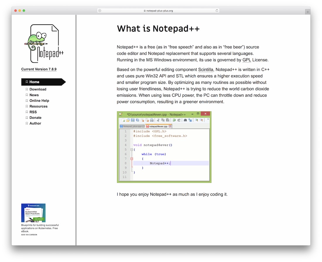 Notepad-Texteditor für HTML5-Entwickler