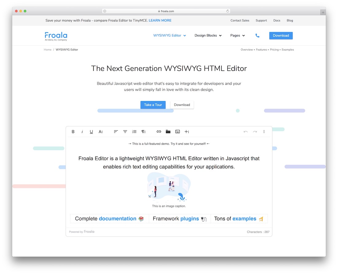 froala Texteditor für HTML5-Entwickler