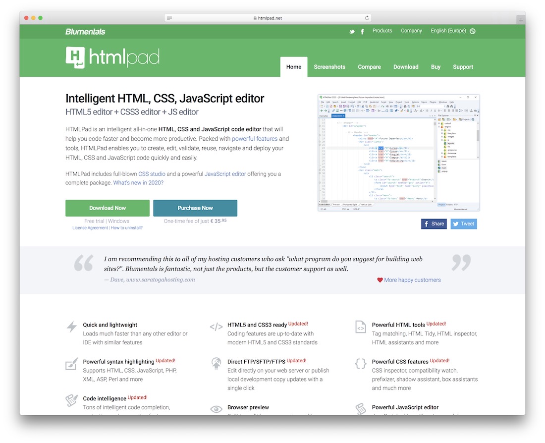 HTMLpad-Texteditor für HTML5-Entwickler
