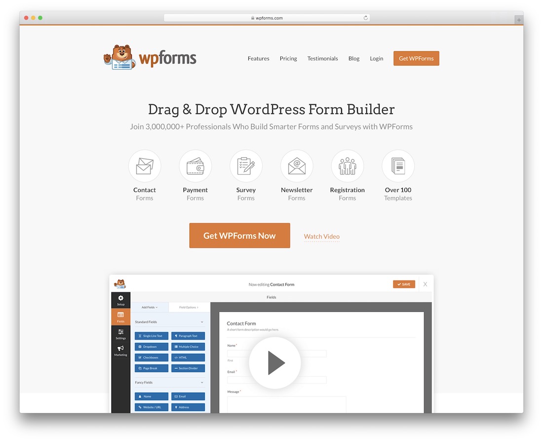 wpforms lite plugin pentru sondaj wordpress gratuit