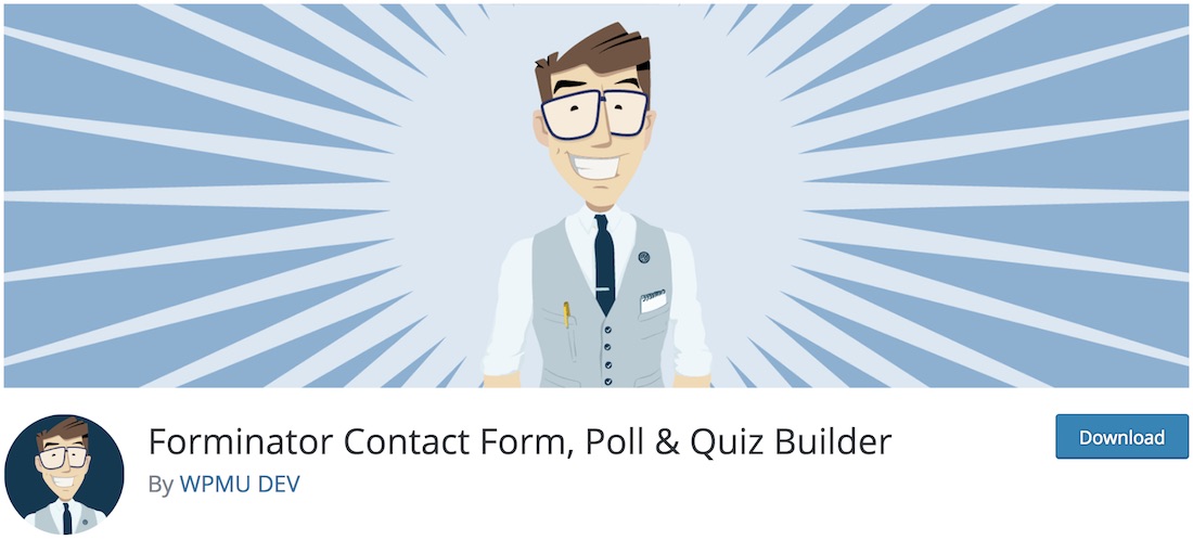 Forminator formulaire de contact gratuit plugin wordpress