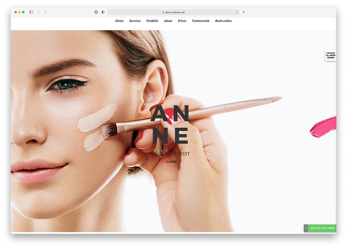 tema makpress artist wordpress