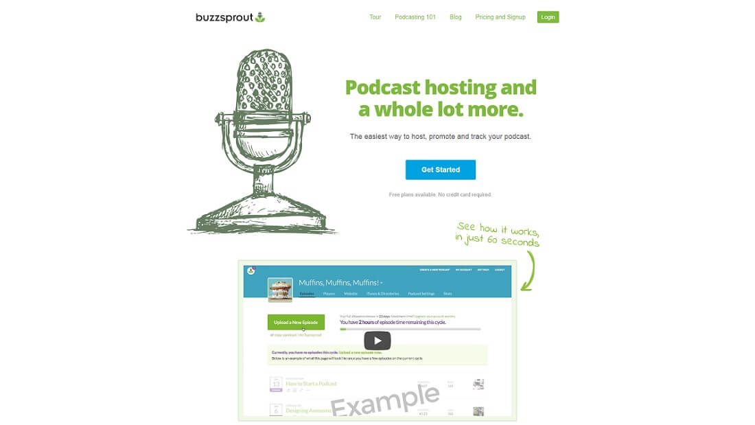 Buzzsprout подкастинг