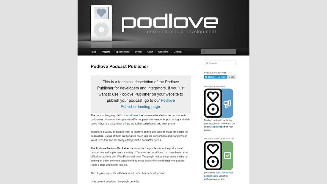 издатель подкаста podlove