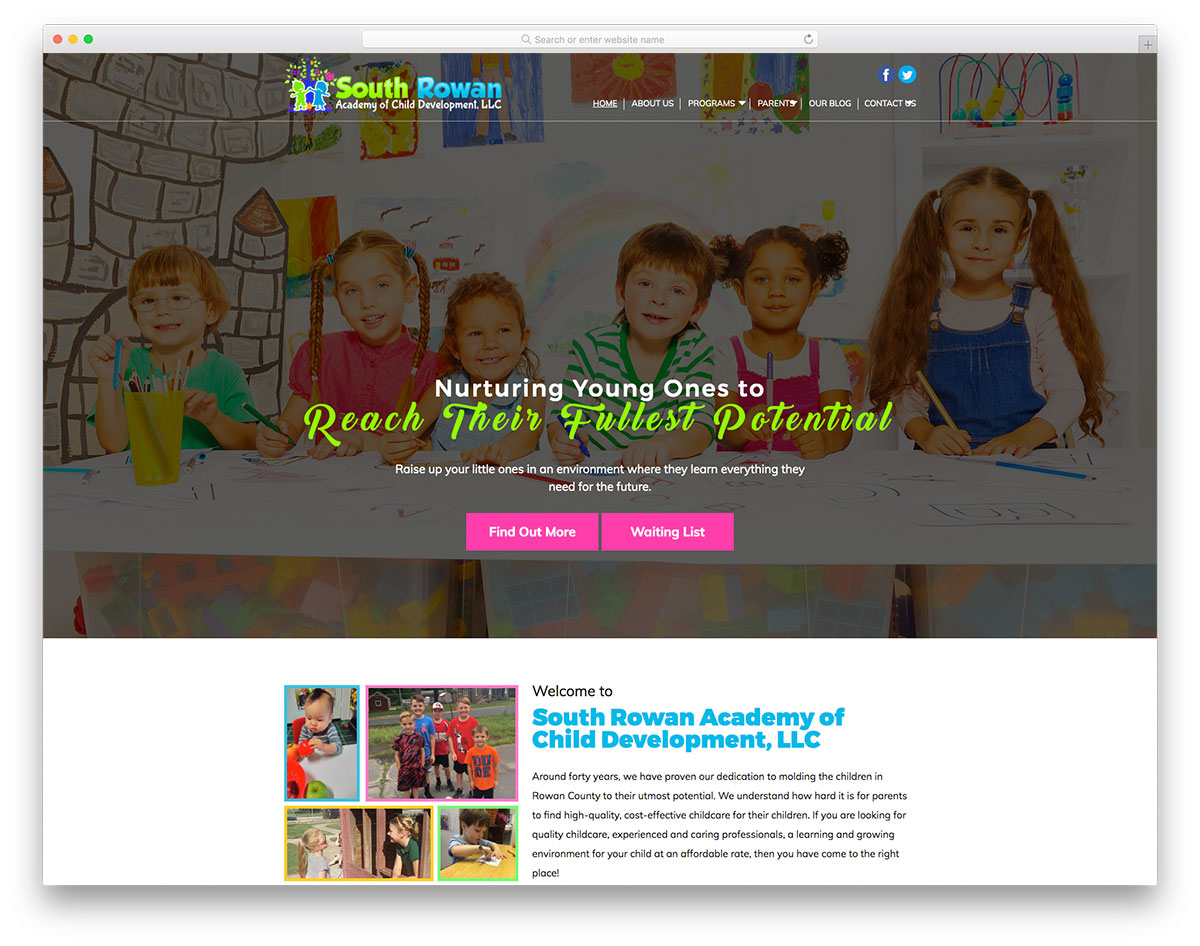 Site-ul preschoold din South Rowan