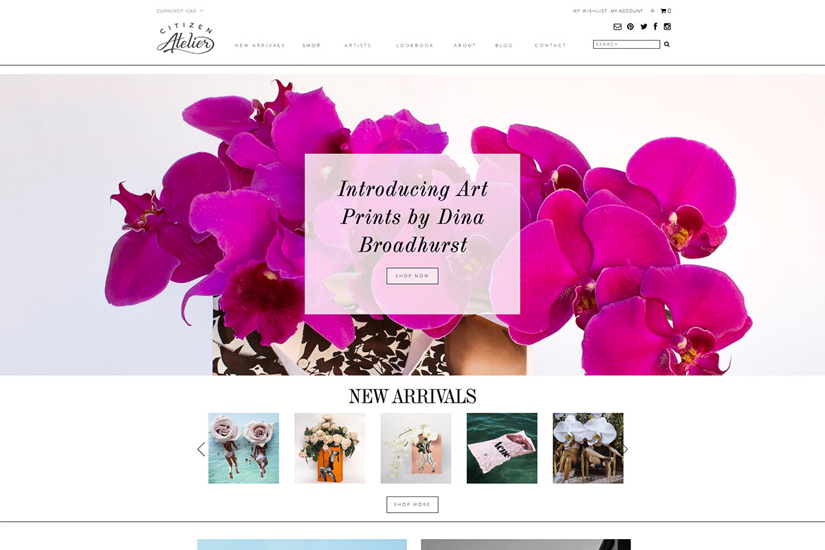 Site-ul artistului Citizen Atelier