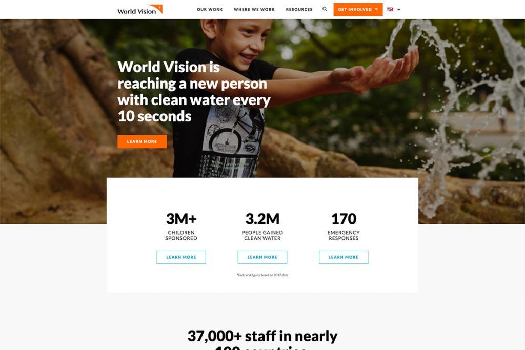 Proiectare site web caritate NRDC