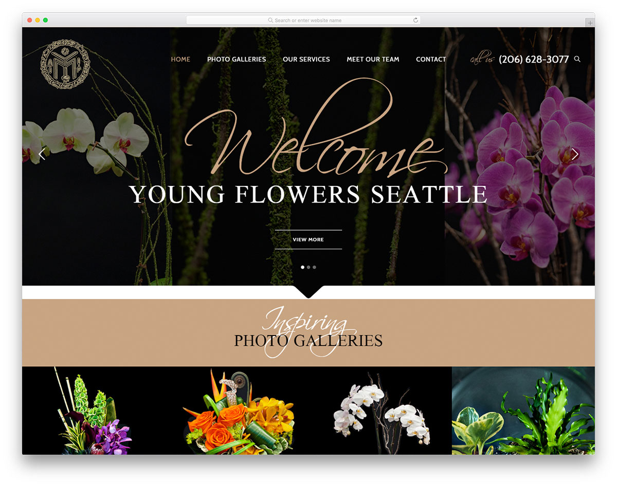 Młode kwiaty Seattle
