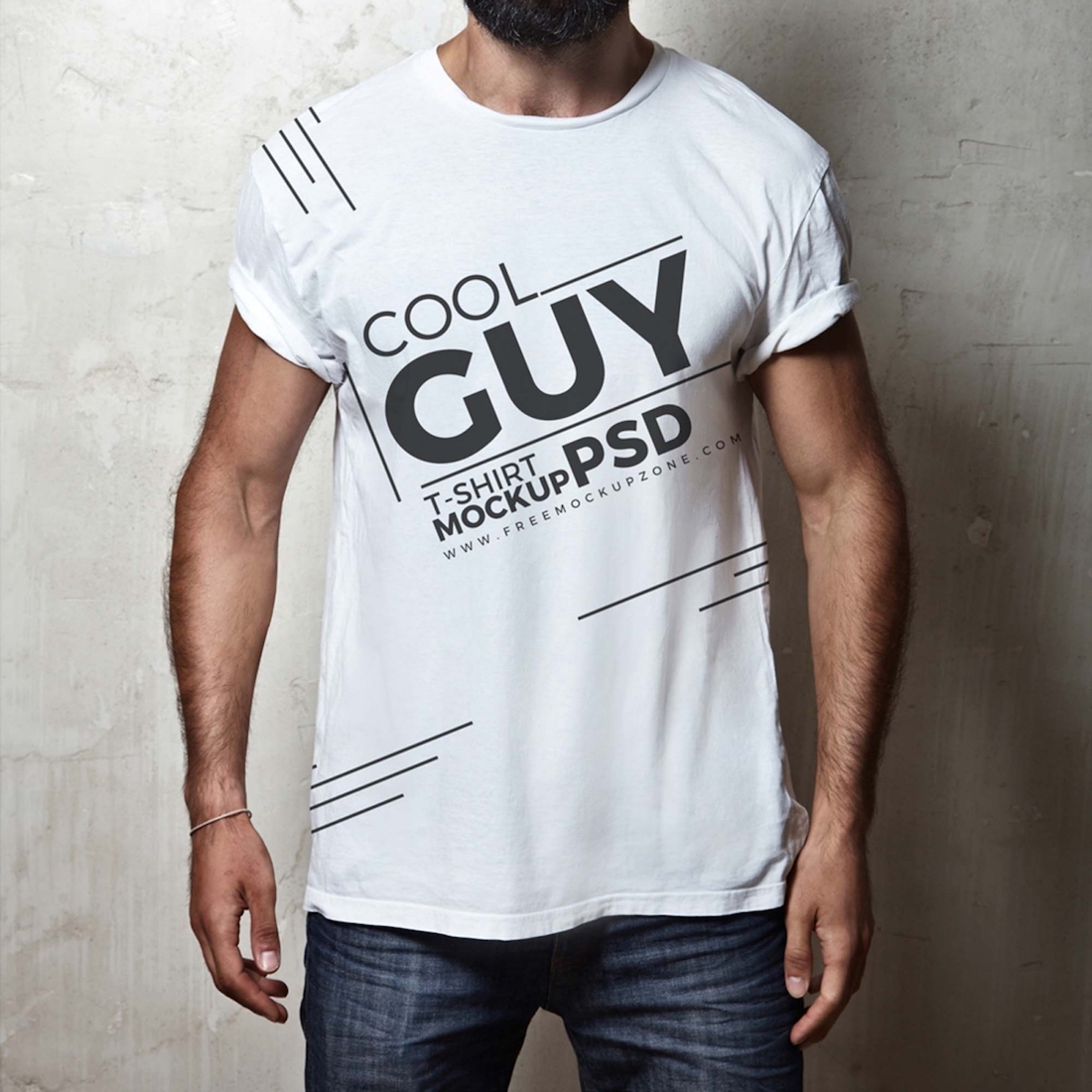 Herren T-Shirt Mockup