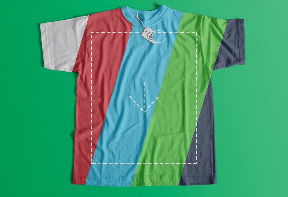 kostenloses T-Shirt PSD-Modell