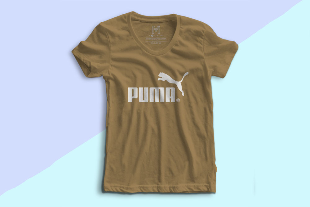 Frau T-Shirt Modell