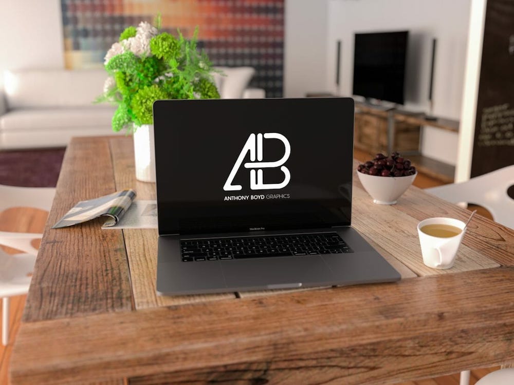 macbook pro 2016 maquette psd