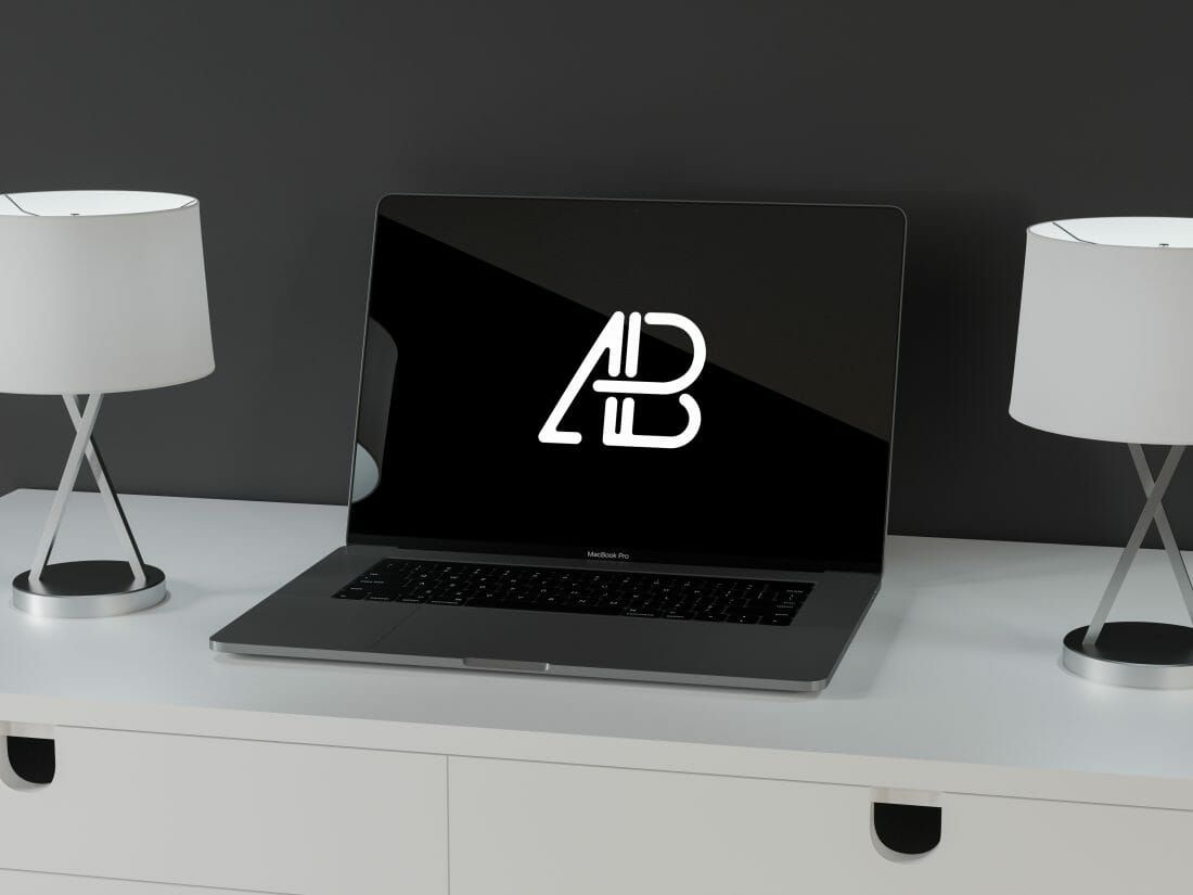 maquette macbook pro 2017 moderne