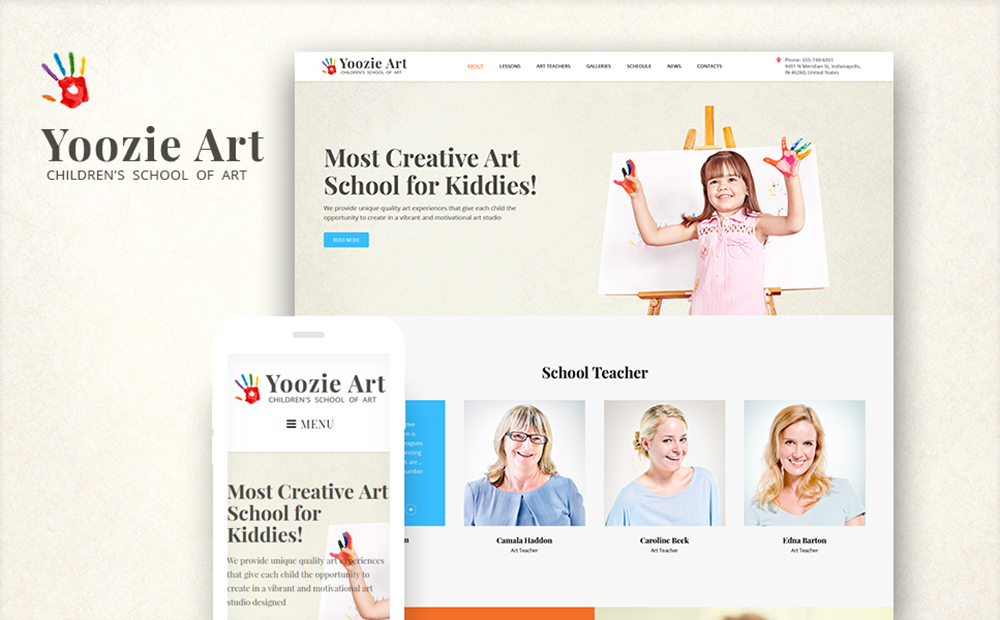 Thème WordPress pour écoles et jardins d'enfants