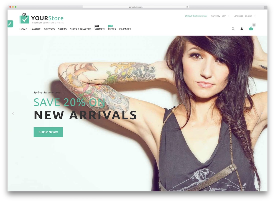 modèle de panier zen yourstore