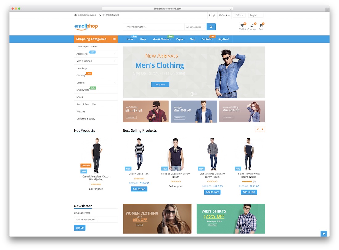 modèle emallshop vertumart