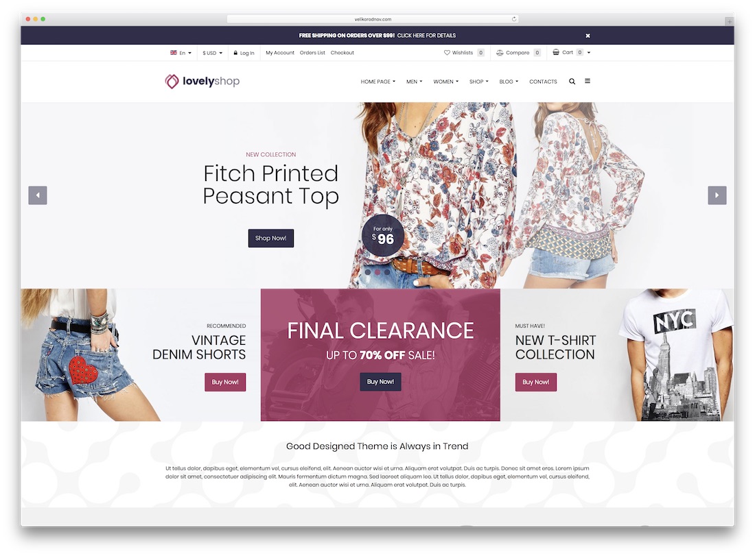 modèle de vertumart réactif de niceshop