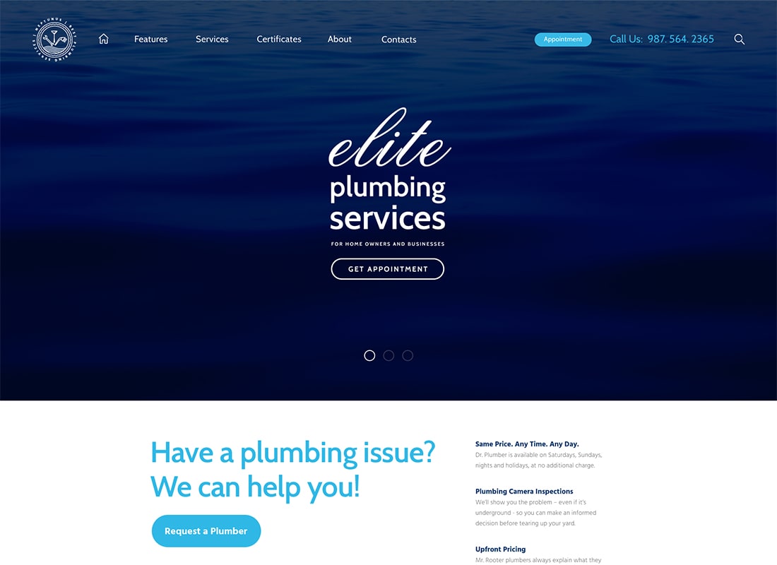 Neptunus - Thème WordPress pour parc aquatique