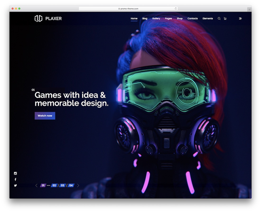 plaxer eSports-Website-Vorlage