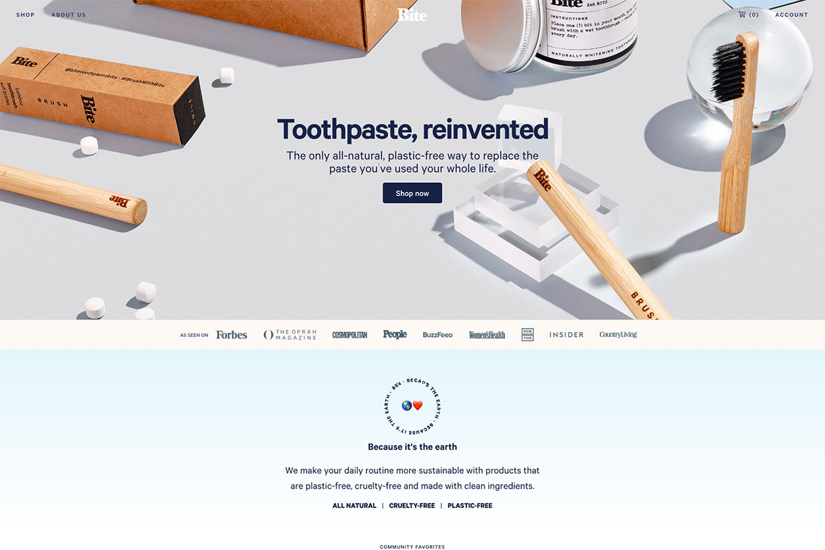 Morsures de dentifrice